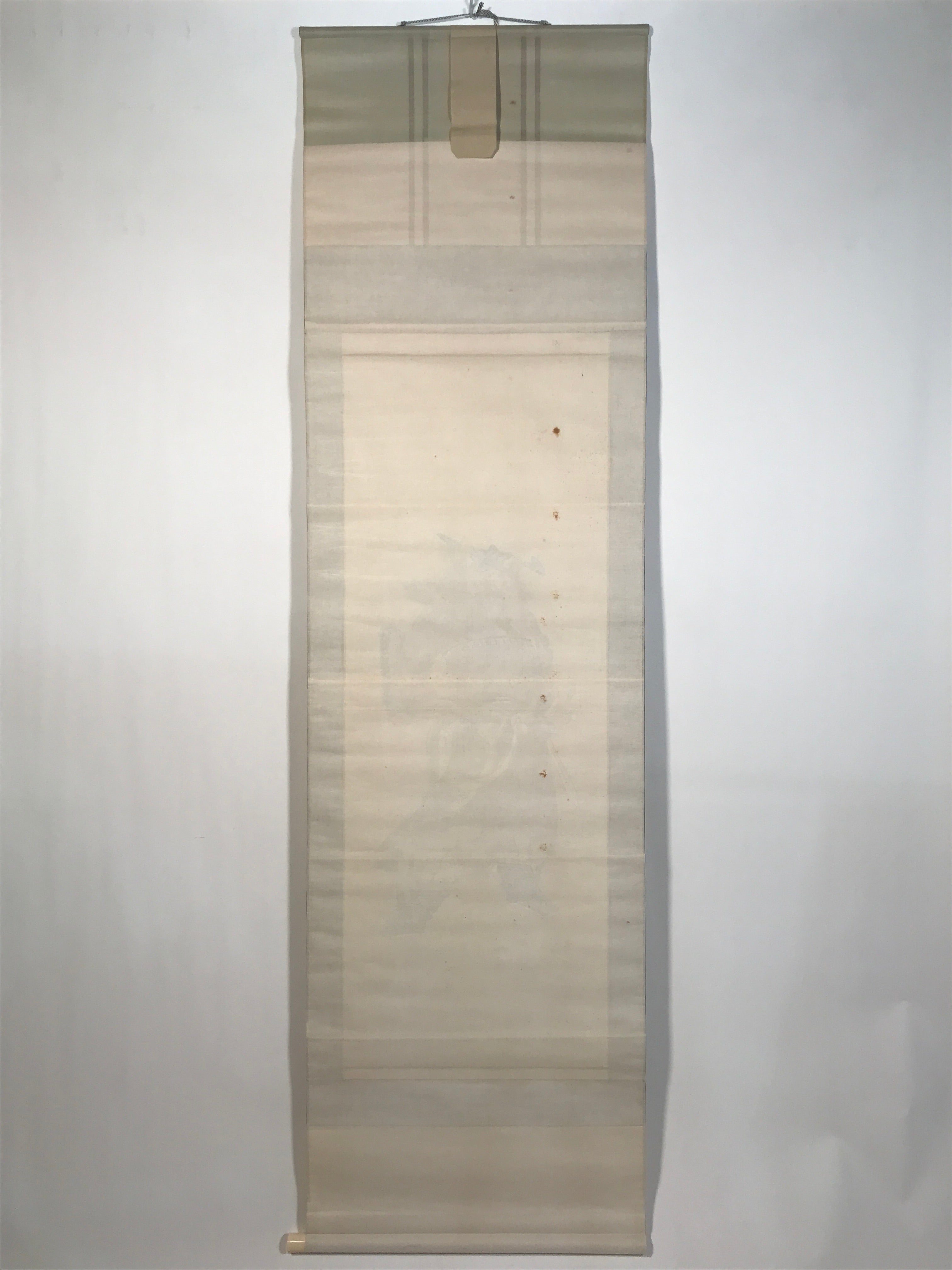 Japanese Hanging Scroll Kakejiku Vtg Portrait Shoh Ki Demon Queller Color KJ228-AD - Scroll-chidorivintage.com