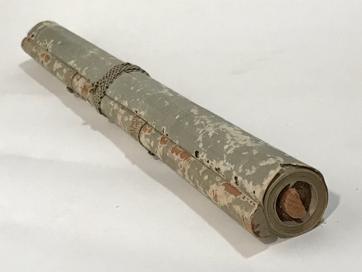Japanese Hanging Scroll Kakejiku Vtg Sakura Cherry Blossoms Flower Color KJ230-AD - Scroll-chidorivintage.com