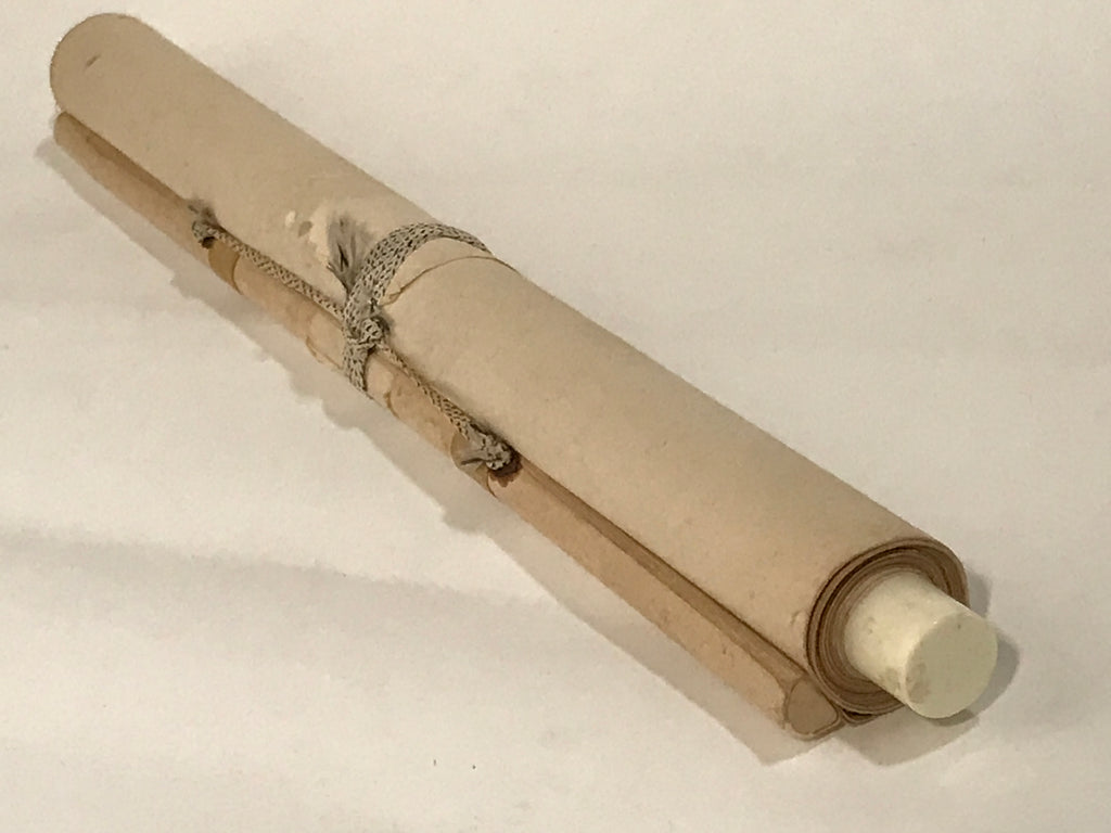 Japanese Hanging Scroll Kakejiku Vtg Mountain River Landscape Sansui Color KJ240-AD - Scroll-chidorivintage.com