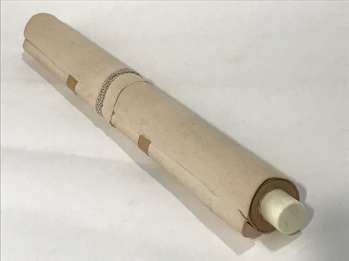Japanese Hanging Scroll Kakejiku Vtg Mountain River Landscape Sansui Color KJ240-AD - Scroll-chidorivintage.com