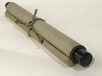 Japanese Hanging Scroll Vtg Kakejiku Become Silence Calligraphy Black Ink KJ241-AD - Scroll-chidorivintage.com