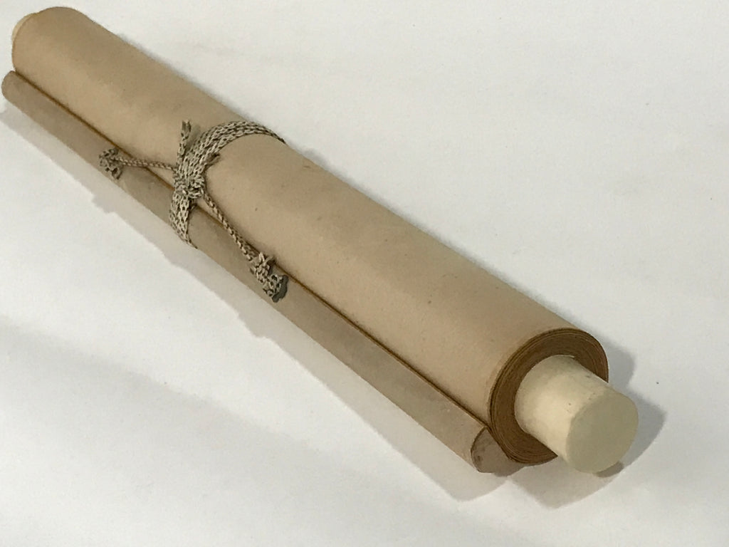 Japanese Hanging Scroll Vtg Kakejiku Liu Yuxi Kanshi Poem Calligraphy KJ247-AD - Scroll-chidorivintage.com