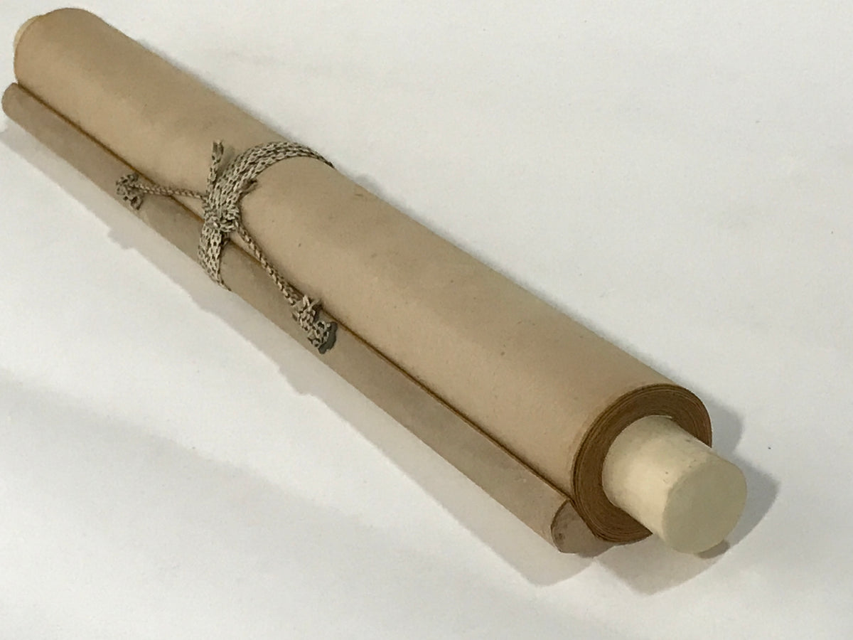 Japanese Hanging Scroll Vtg Kakejiku Liu Yuxi Kanshi Poem Calligraphy KJ247-AD - Scroll-chidorivintage.com