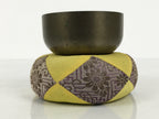 Japanese Buddhist Altar Fitting Bronze Orin Bell Vtg Singing Bowl Pillow BA982-OT - Buddhist-chidorivintage.com