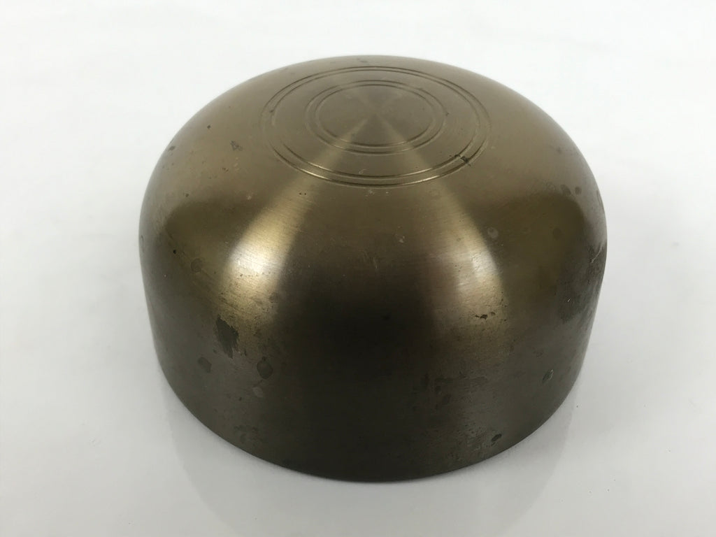 Japanese Buddhist Altar Fitting Bronze Orin Bell Vtg Singing Bowl Pillow BA982-OT - Buddhist-chidorivintage.com