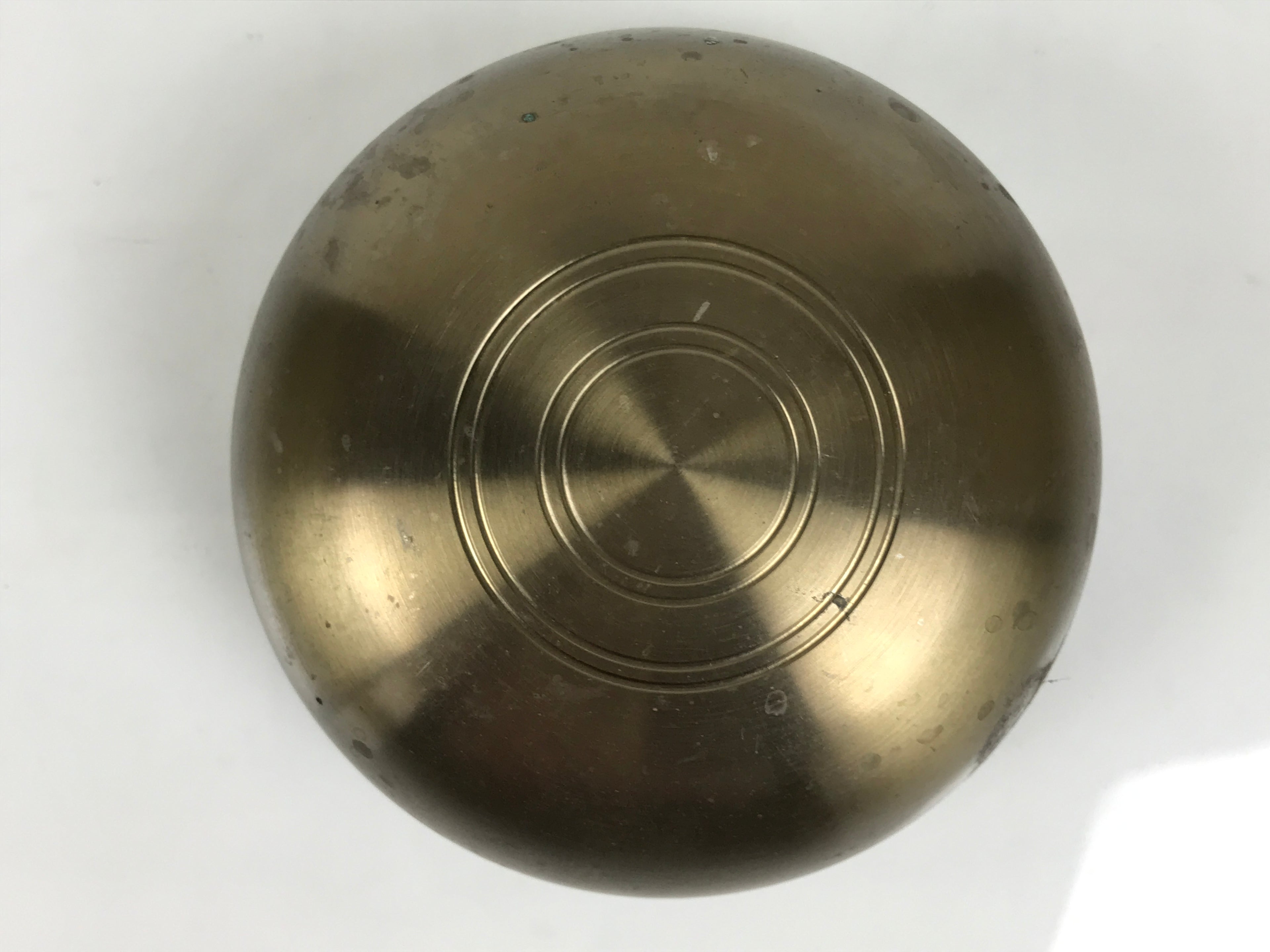 Japanese Buddhist Altar Fitting Bronze Orin Bell Vtg Singing Bowl Pillow BA982-OT - Buddhist-chidorivintage.com