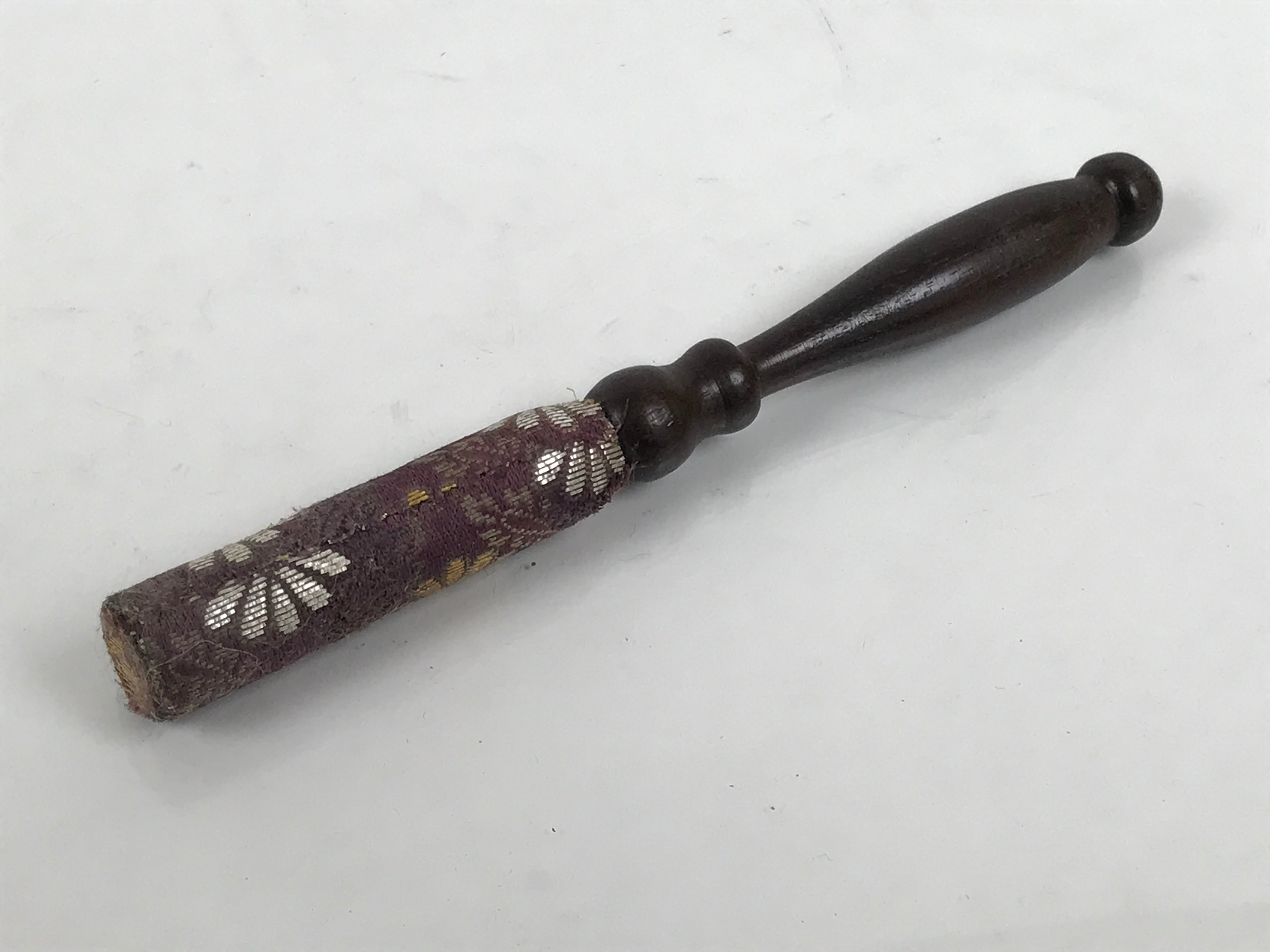 Japanese Buddhist Altar Fitting Bronze Orin Bell Vtg Singing Bowl Pillow BA982-OT - Buddhist-chidorivintage.com