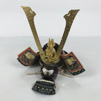 Japanese Samurai Helmet Kabuto Vtg Boys' Festival Armor Decor Gold Green ID696-AD - Doll-chidorivintage.com