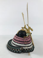 Japanese Samurai Helmet Kabuto Vtg Boys' Festival Armor Decor Gold Green ID696-AD - Doll-chidorivintage.com