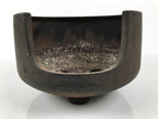 Antique Japanese Cast Iron Brazier Metal Furo Tea Ceremony Sado Water Heat C37-KT - Kettle-chidorivintage.com