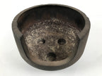Antique Japanese Cast Iron Brazier Metal Furo Tea Ceremony Sado Water Heat C37-KT - Kettle-chidorivintage.com