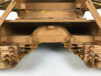 Japanese Buddhist Altar Wood Lacquer Temple Roof Butsudan Part Carved Gold BP46-OT - Buddhist-chidorivintage.com
