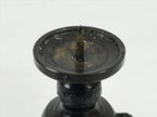 Japanese Buddhist Altar Fitting Bronze Metal Candle Stand Shokudai Brown BA988-OT - Buddhist-chidorivintage.com