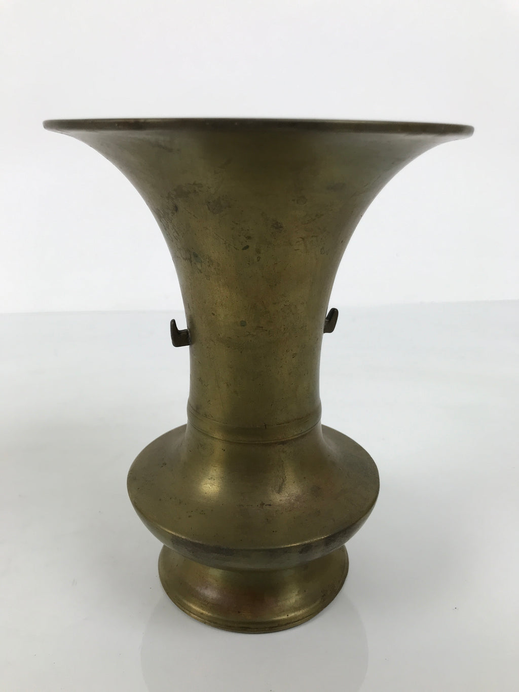 Japanese Buddhist Altar Fitting Brass Metal Flower Vase Vtg Gold Hanatate BA990-OT - Buddhist-chidorivintage.com