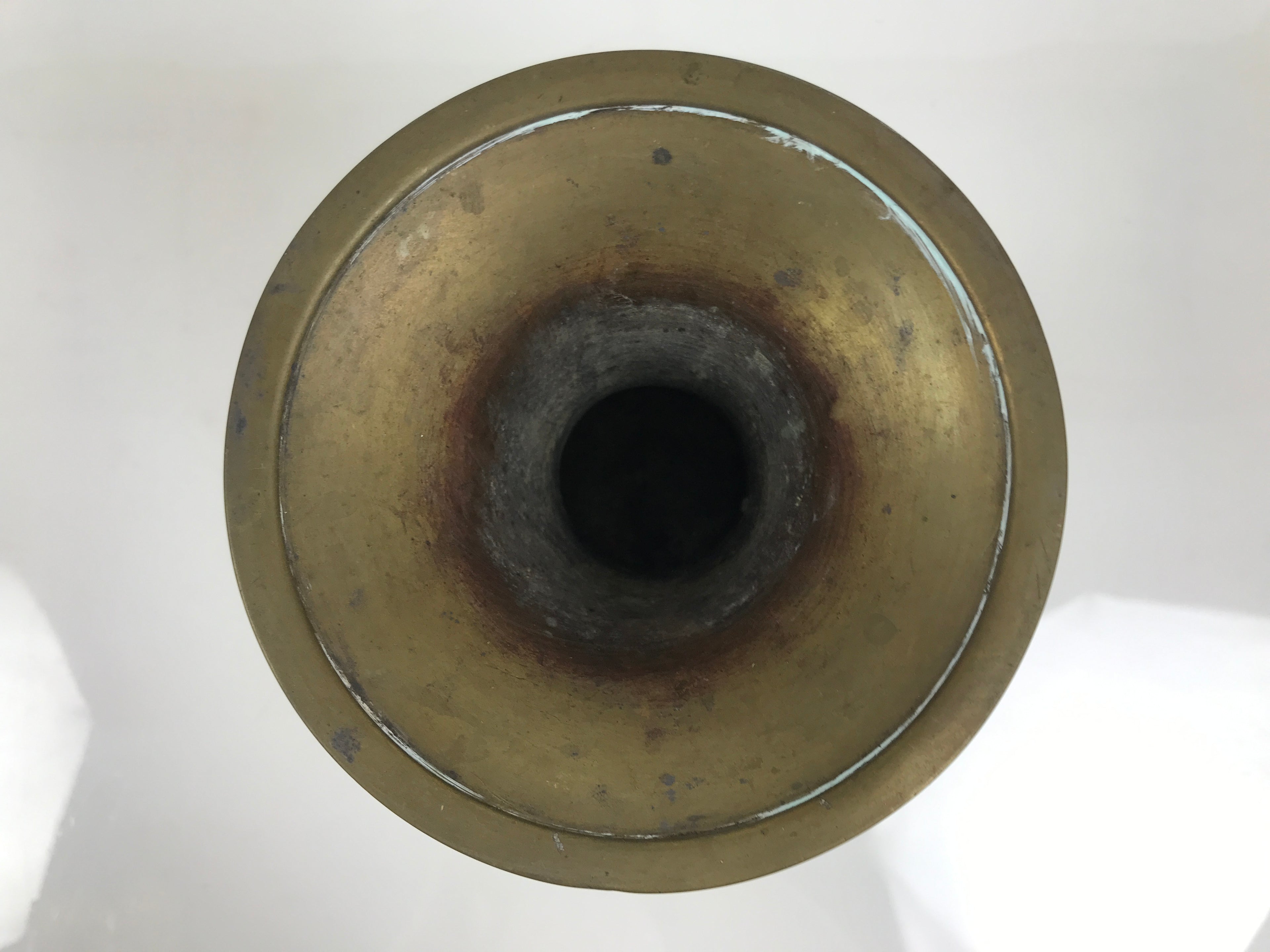 Japanese Buddhist Altar Fitting Brass Metal Flower Vase Vtg Gold Hanatate BA990-OT - Buddhist-chidorivintage.com