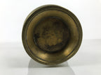 Japanese Buddhist Altar Fitting Brass Metal Flower Vase Vtg Gold Hanatate BA990-OT - Buddhist-chidorivintage.com