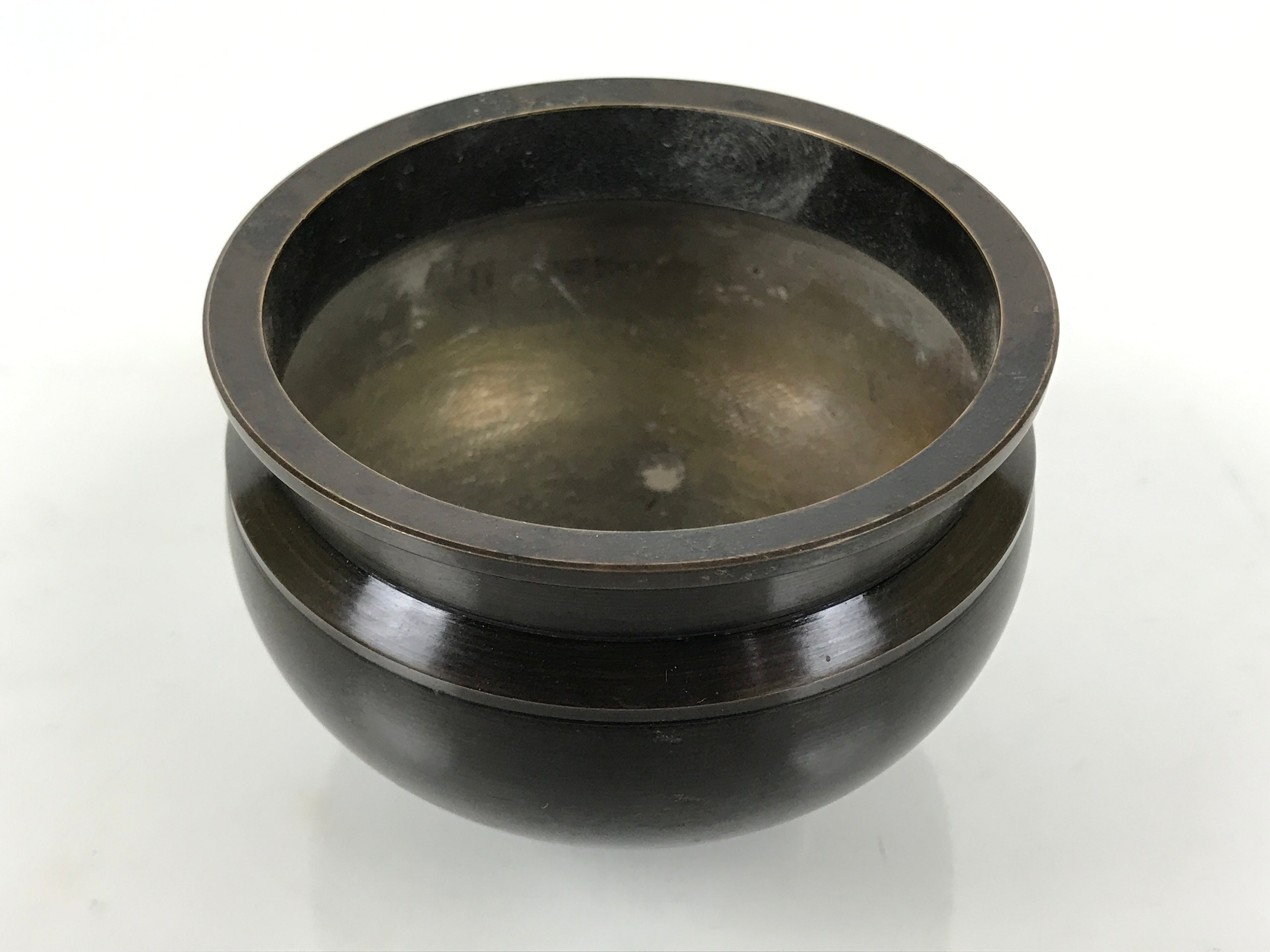 Japanese Buddhist Altar Fitting Bronze Incense Burner Pot Vtg Koro Brown BA995-OT - Buddhist-chidorivintage.com