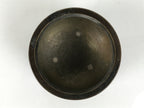Japanese Buddhist Altar Fitting Bronze Incense Burner Pot Vtg Koro Brown BA995-OT - Buddhist-chidorivintage.com