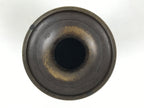 Japanese Buddhist Altar Bronze Metal Flower Vase Vtg Hanatate Brown Birds BA992-OT - Buddhist-chidorivintage.com