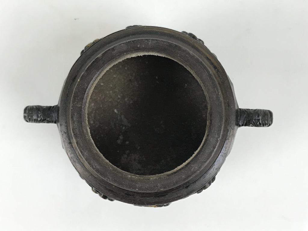 Japanese Buddhist Altar Fitting Bronze Incense Burner Vtg Koro Shishi Lion BA994-OT - Buddhist-chidorivintage.com
