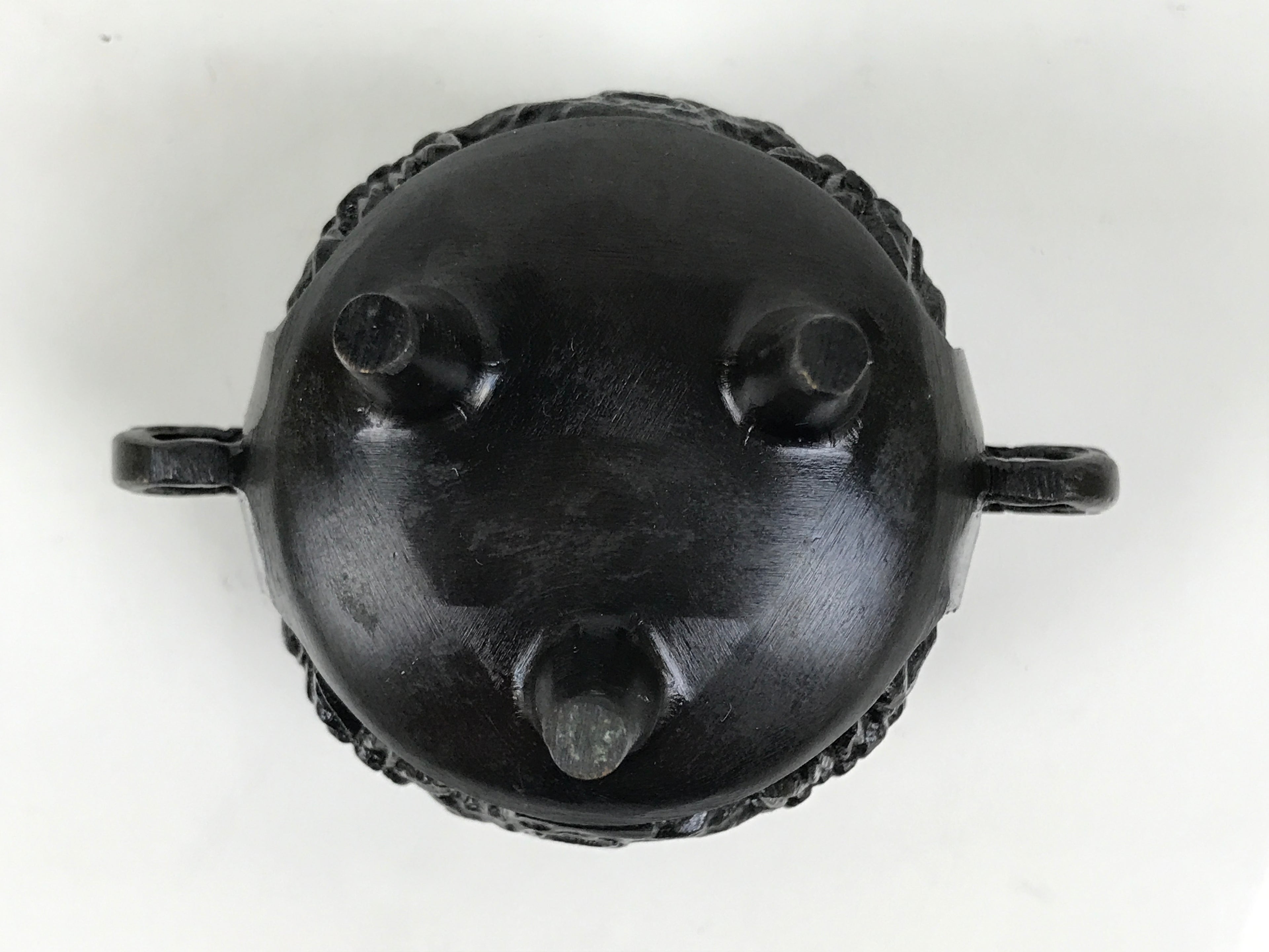 Japanese Buddhist Altar Fitting Bronze Incense Burner Vtg Koro Shishi Lion BA994-OT - Buddhist-chidorivintage.com
