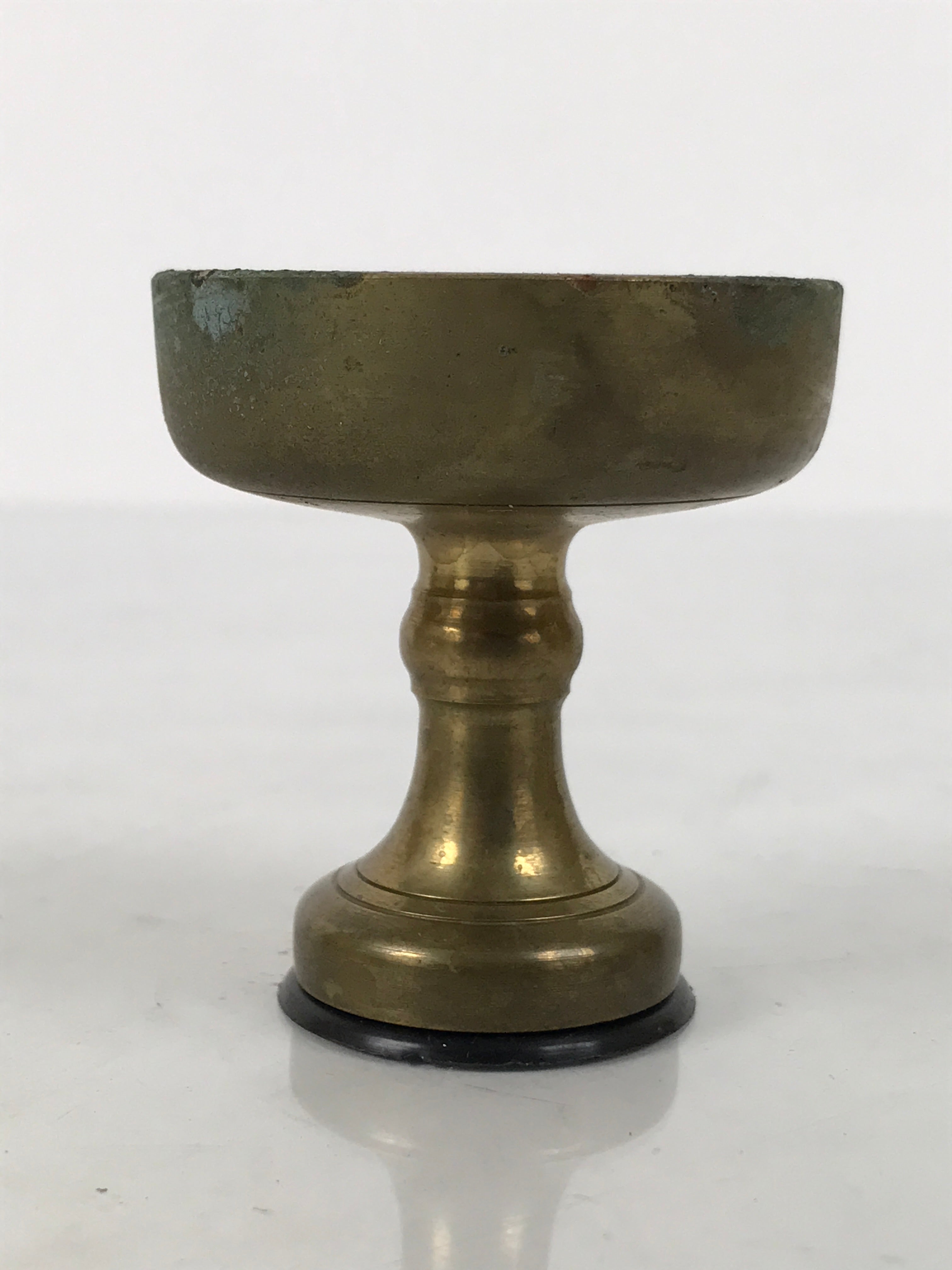 Japanese Buddhist Altar Fitting Brass Rice Offering Cup Vtg Butsugu Gold BA986-OT - Buddhist-chidorivintage.com