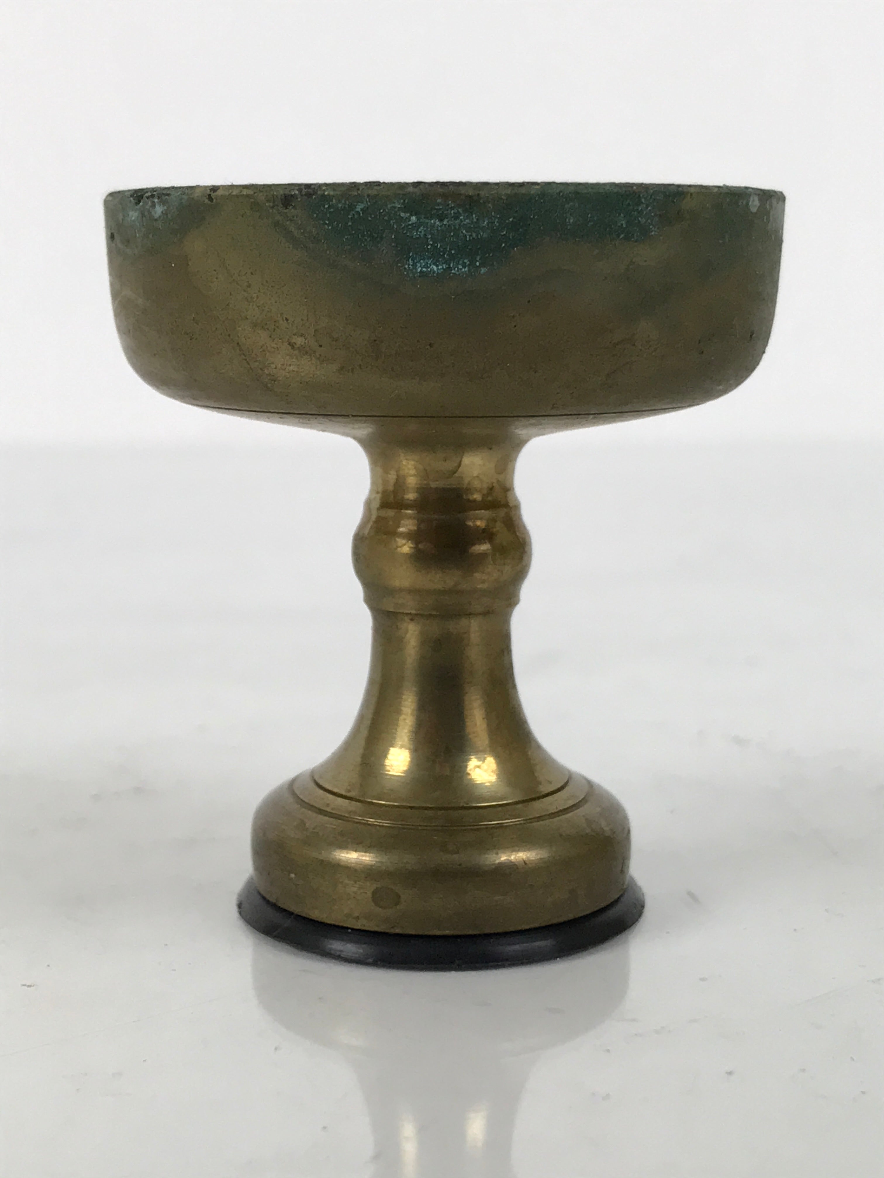 Japanese Buddhist Altar Fitting Brass Rice Offering Cup Vtg Butsugu Gold BA986-OT - Buddhist-chidorivintage.com