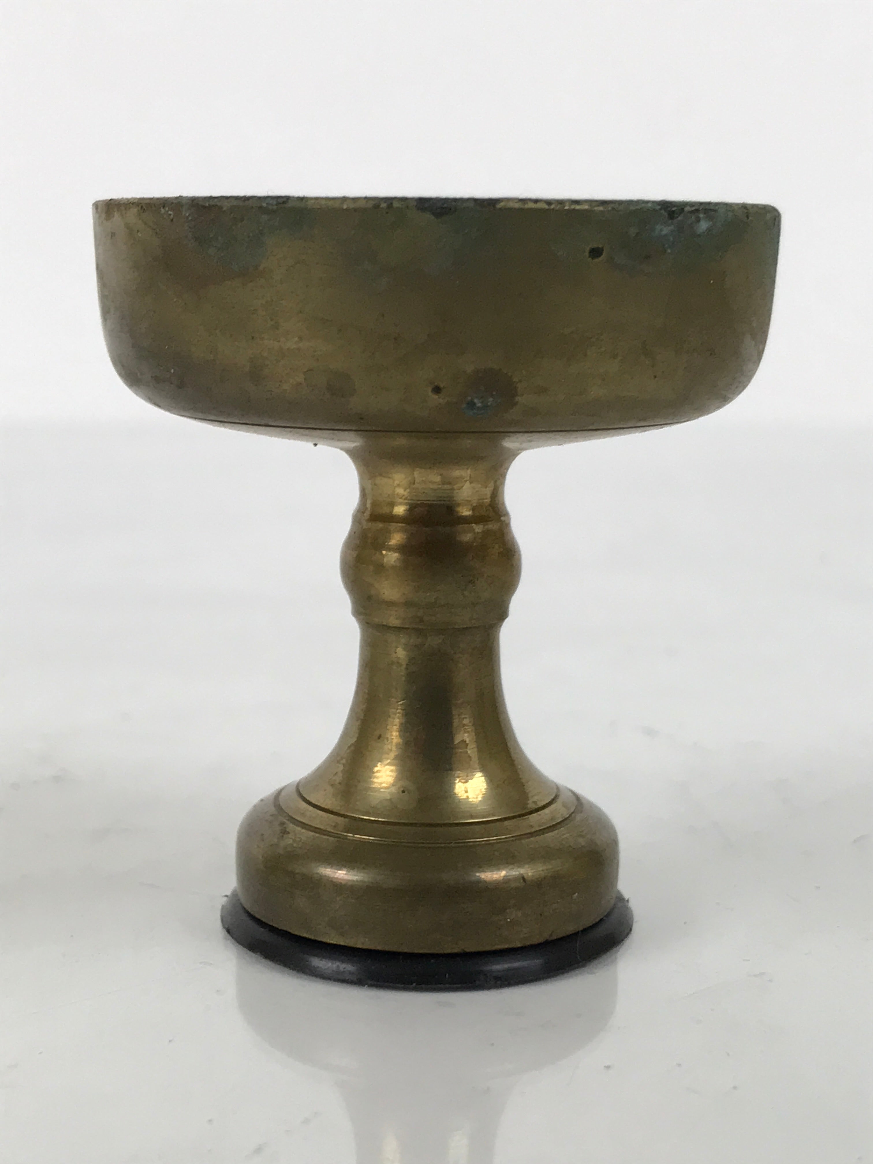 Japanese Buddhist Altar Fitting Brass Rice Offering Cup Vtg Butsugu Gold BA986-OT - Buddhist-chidorivintage.com