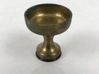 Japanese Buddhist Altar Fitting Brass Rice Offering Cup Vtg Butsugu Gold BA986-OT - Buddhist-chidorivintage.com