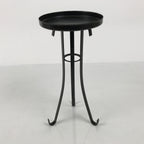 Japanese Buddhist Altar Fitting Metal Candle Stand Vtg Shokudai Black BA987-OT - Buddhist-chidorivintage.com