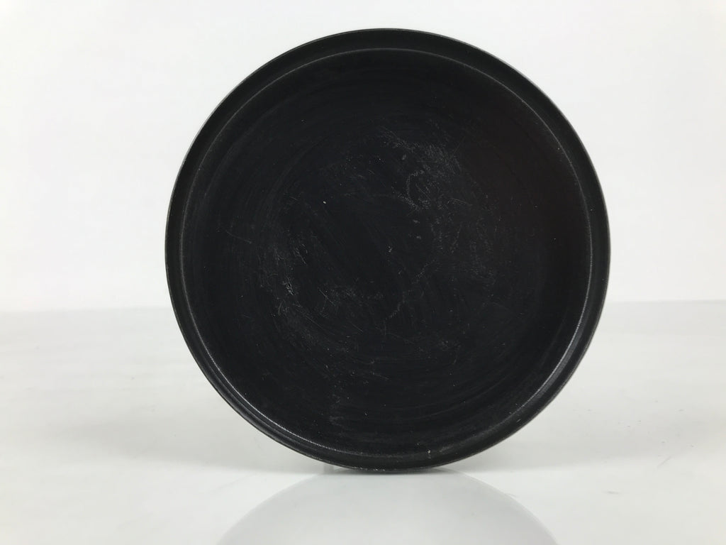 Japanese Buddhist Altar Fitting Metal Candle Stand Vtg Shokudai Black BA987-OT - Buddhist-chidorivintage.com