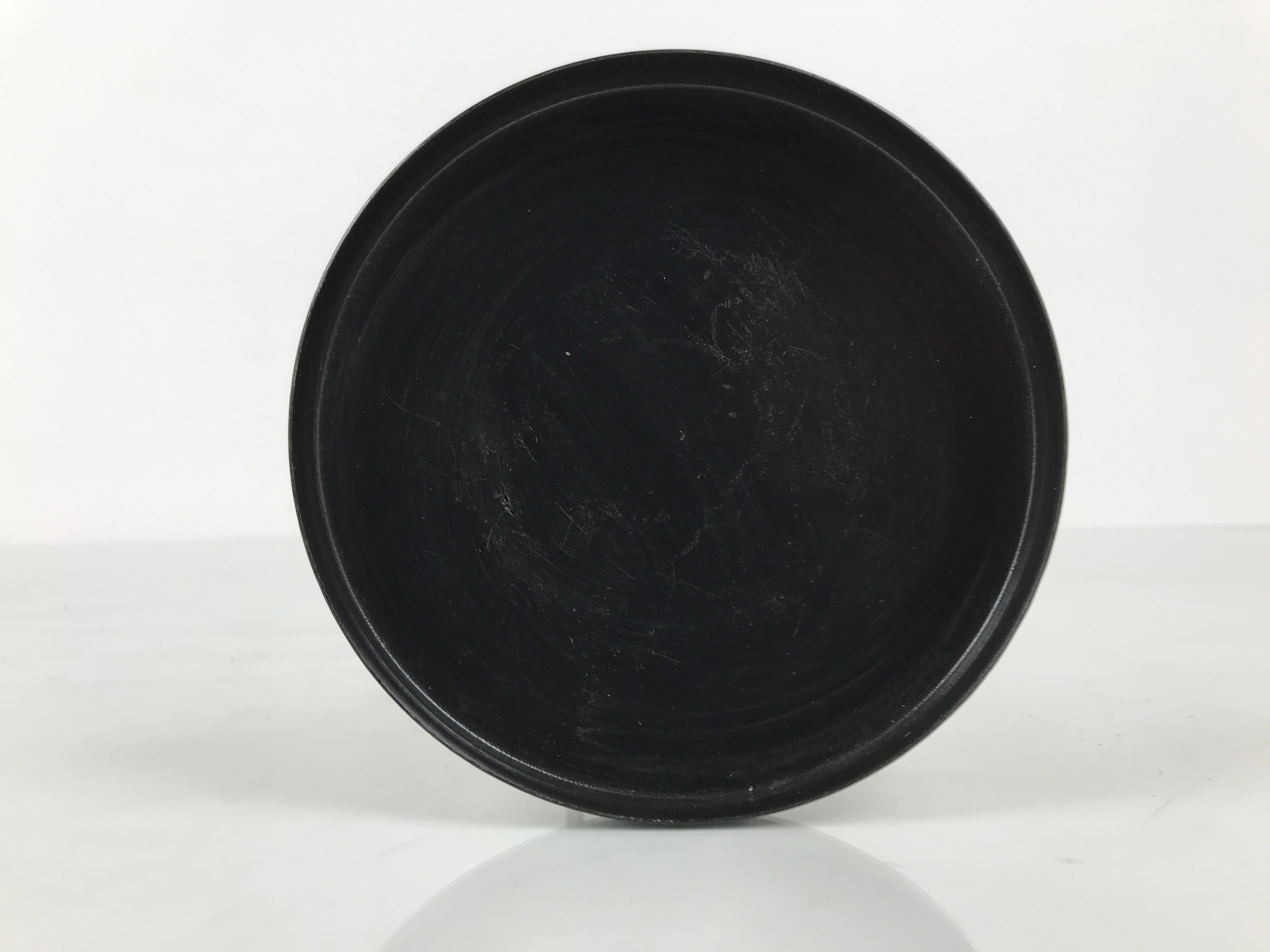 Japanese Buddhist Altar Fitting Metal Candle Stand Vtg Shokudai Black BA987-OT - Buddhist-chidorivintage.com