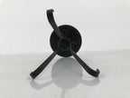 Japanese Buddhist Altar Fitting Metal Candle Stand Vtg Shokudai Black BA987-OT - Buddhist-chidorivintage.com