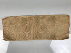Japanese Buddhist Altar Table Silk Cloth Cover Vtg Kyozukue Peach Gold BA985-OT - Buddhist-chidorivintage.com