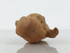 Japanese Small Clay Young Girl Figurine Vtg Child Simple Unglazed Brown ST105-AD - Figurine-chidorivintage.com