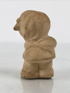 Japanese Small Clay Young Girl Figurine Vtg Child Simple Unglazed Brown ST106-AD - Figurine-chidorivintage.com