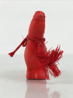 Japanese Clay Figurine Zodiac Horse Vtg Lucky Charm Display Statue Red ST121-AD - Figurine-chidorivintage.com