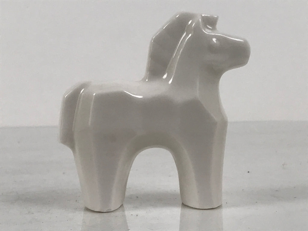 Japanese Porcelain Figurine Zodiac Horse Lucky Charm Display Statue White ST123-AD - Figurine-chidorivintage.com