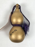Japanese Wood Kokeshi Doll Hyotan Gourd Amulet Gifu Castle Souvenir Gold KF844-AD - Kokeshi-chidorivintage.com