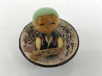 Japanese Wooden Kokeshi Doll Vtg Figurine Wobbly Head Monk Mortar Kanji KF845-AD - Kokeshi-chidorivintage.com