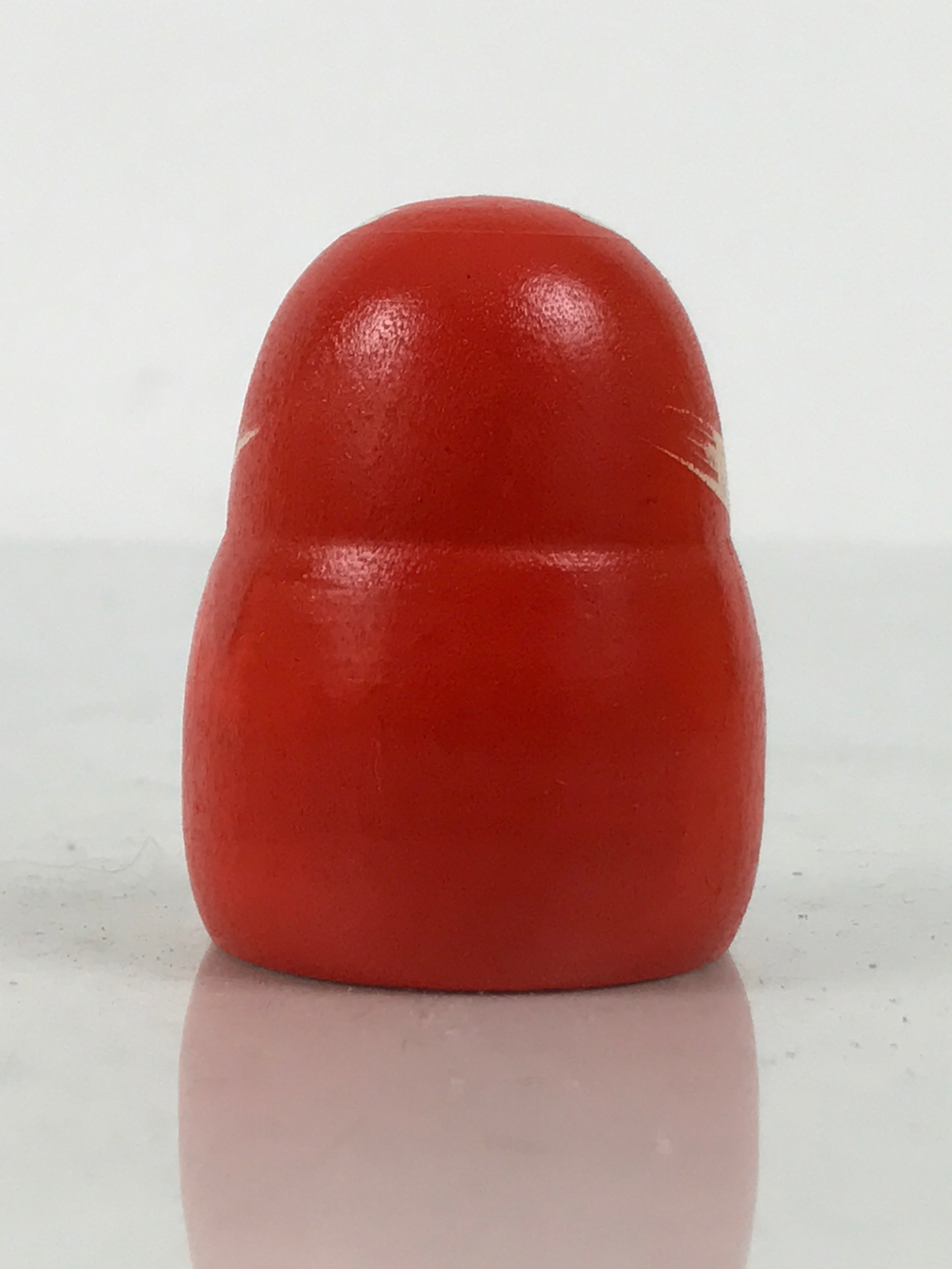 Japanese Small Wooden Kokeshi Daruma Figurine Vtg Fortune Red Black KF838-AD - Kokeshi-chidorivintage.com