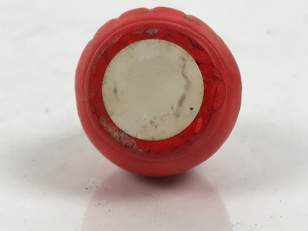 Japanese Small Wooden Kokeshi Daruma Figurine Vtg Lucky Charm Red Black KF839-AD - Kokeshi-chidorivintage.com