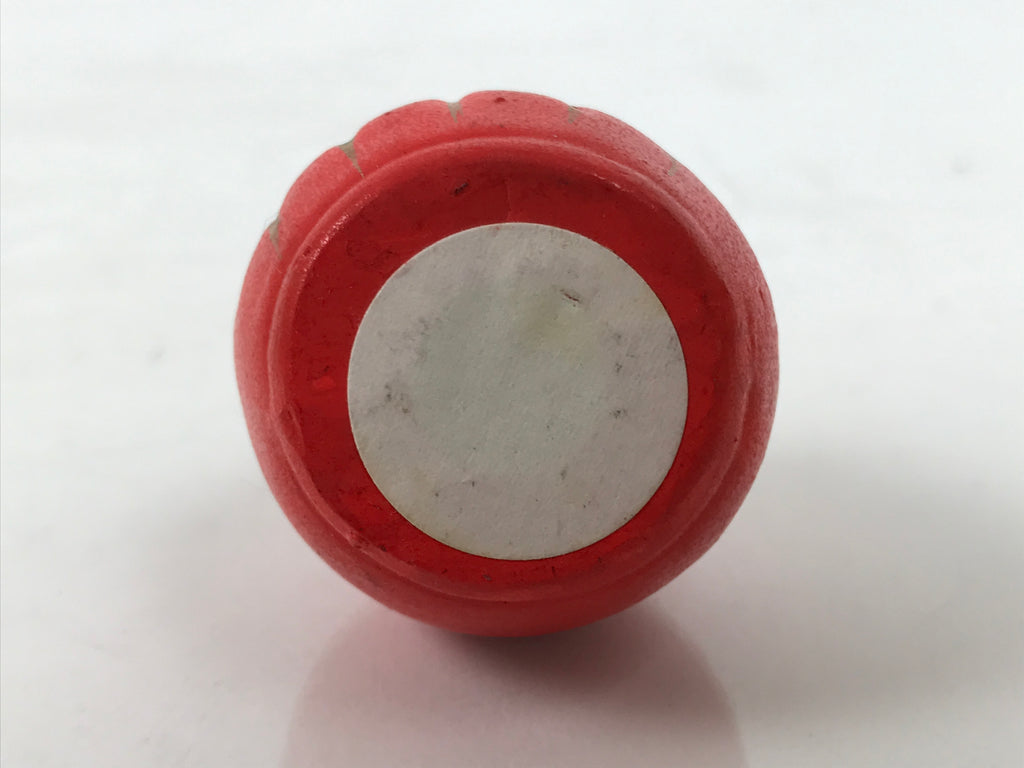 Japanese Small Wooden Kokeshi Daruma Figurine Vtg Lucky Charm Red Black KF841-AD - Kokeshi-chidorivintage.com