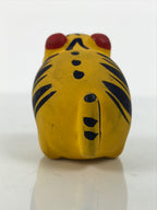 Japanese Clay Figurine Zodiac Tiger Vtg Lucky Charm Doll Statue Yellow ST125-AD - Figurine-chidorivintage.com