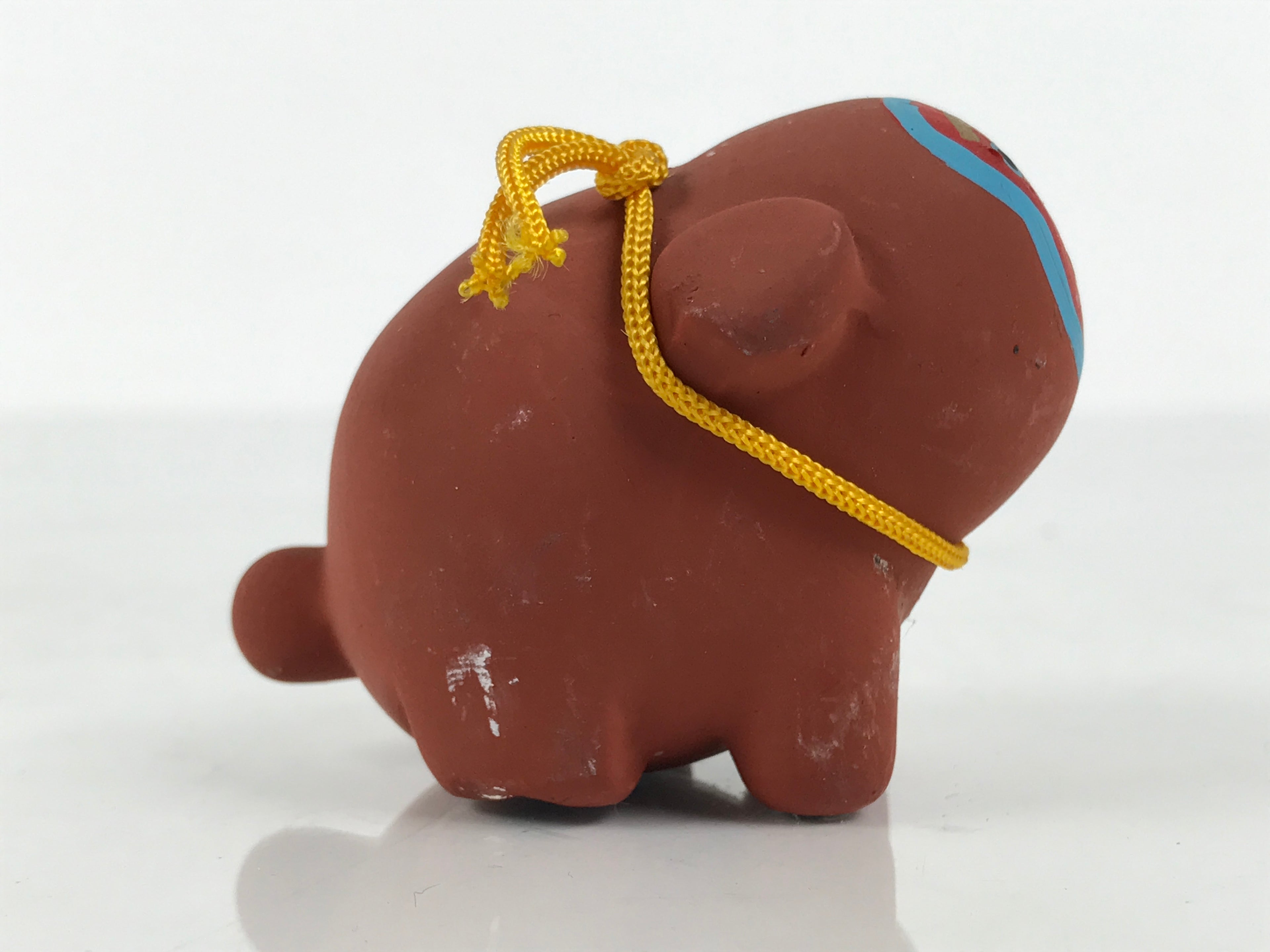 Japanese Clay Figurine Zodiac Monkey Vtg Lucky Charm Doll Statue Brown ST127-AD - Figurine-chidorivintage.com