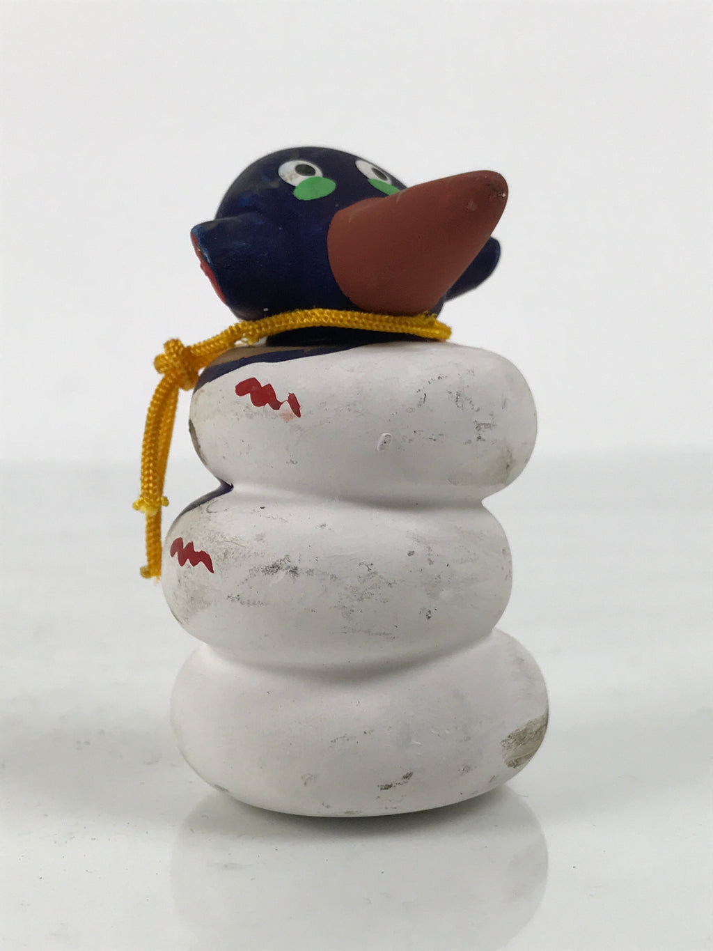 Japanese Clay Figurine Zodiac Dragon Vtg Lucky Charm Doll Statue White ST128-AD - Figurine-chidorivintage.com
