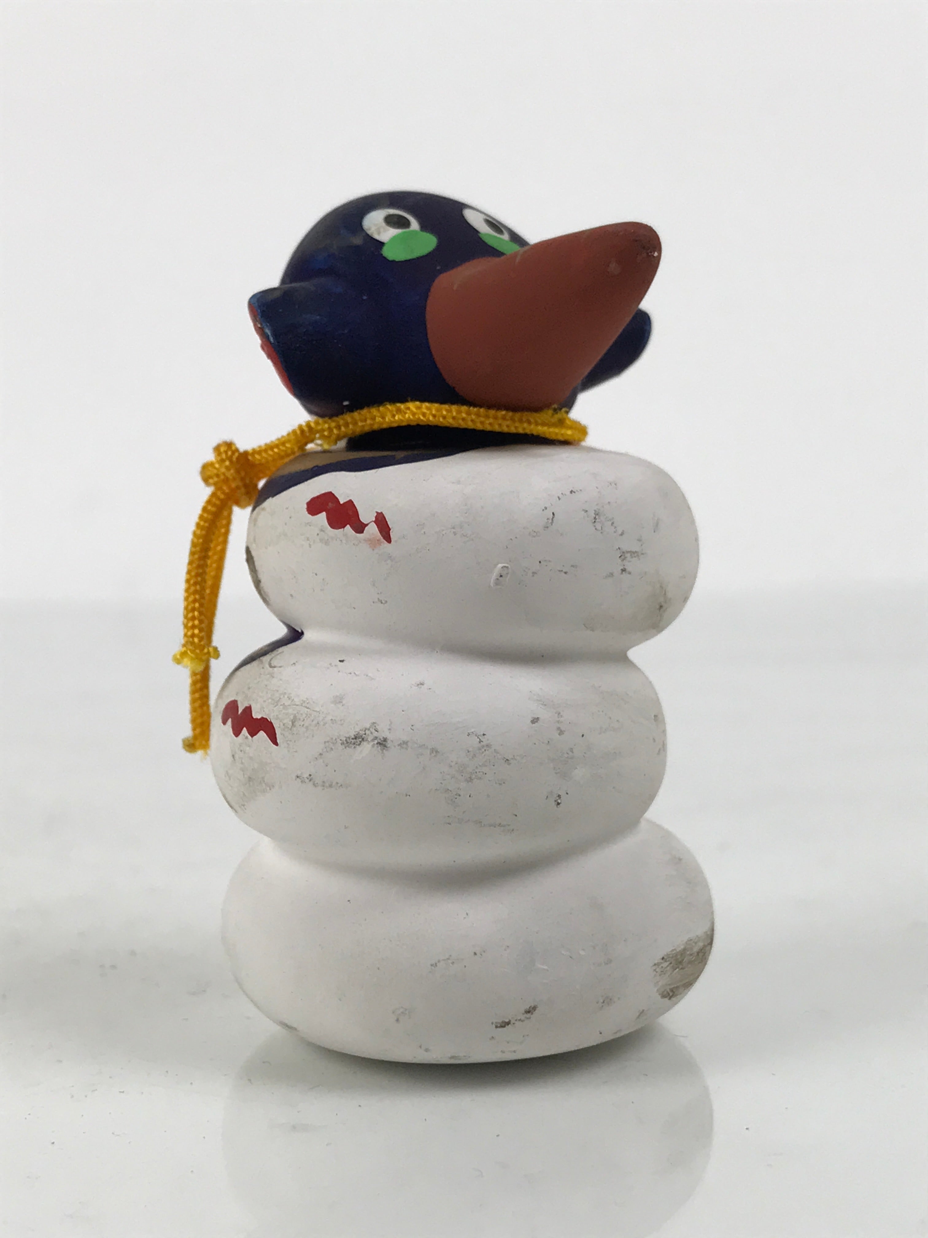 Japanese Clay Figurine Zodiac Dragon Vtg Lucky Charm Doll Statue White ST128-AD - Figurine-chidorivintage.com