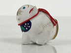 Japanese Clay Figurine Zodiac Dog Vtg Lucky Charm Doll Statue White ST130-AD - Figurine-chidorivintage.com