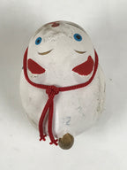 Japanese Clay Figurine Zodiac Dog Vtg Lucky Charm Doll Statue White ST130-AD - Figurine-chidorivintage.com