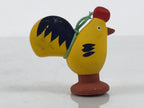 Japanese Clay Figurine Zodiac Rooster Vtg Lucky Charm Doll Statue Yellow ST131-AD - Figurine-chidorivintage.com